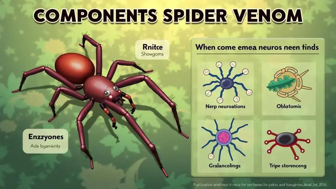 What is Spider Venom and its Components?