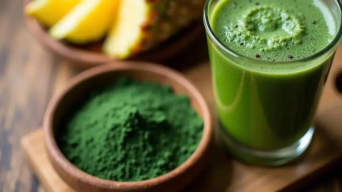 What is Spirulina and Its Benefits