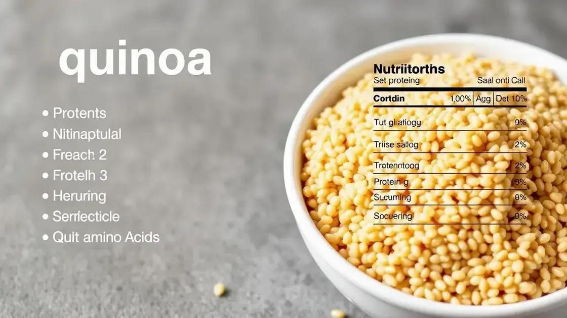 What Makes Quinoa a High-Protein Grain?