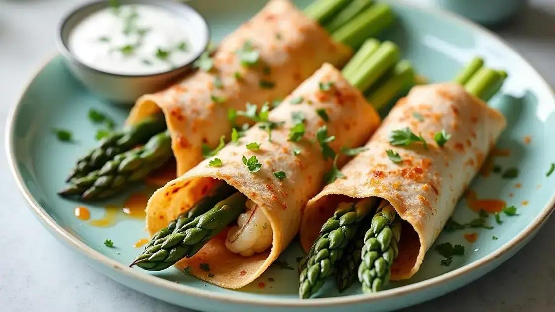 Why Choose Grilled Shrimp and Asparagus Wraps?