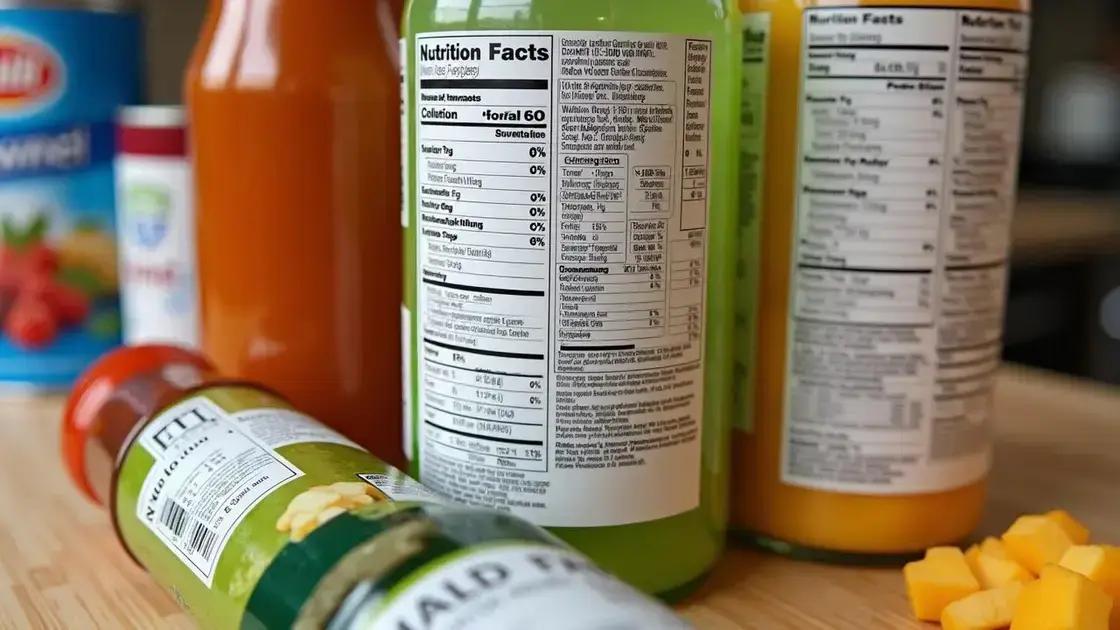 Why Reading Food Labels Matters