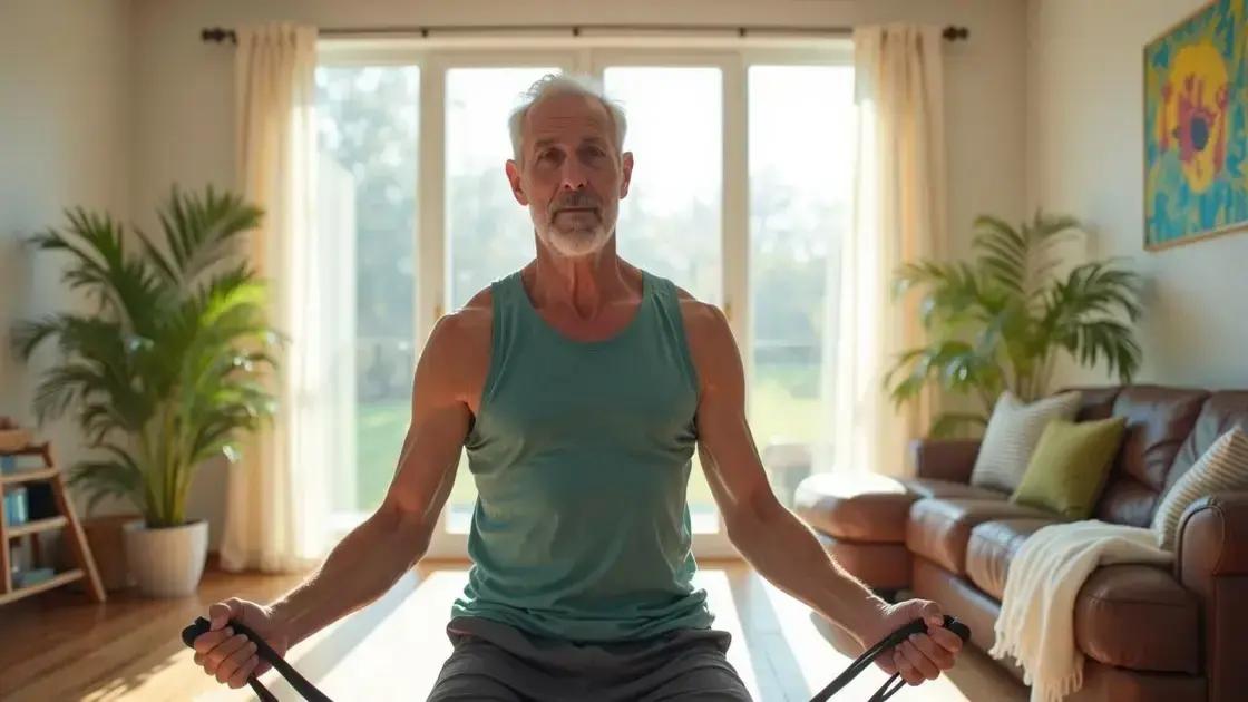 Why Resistance Bands are Ideal for Older Men