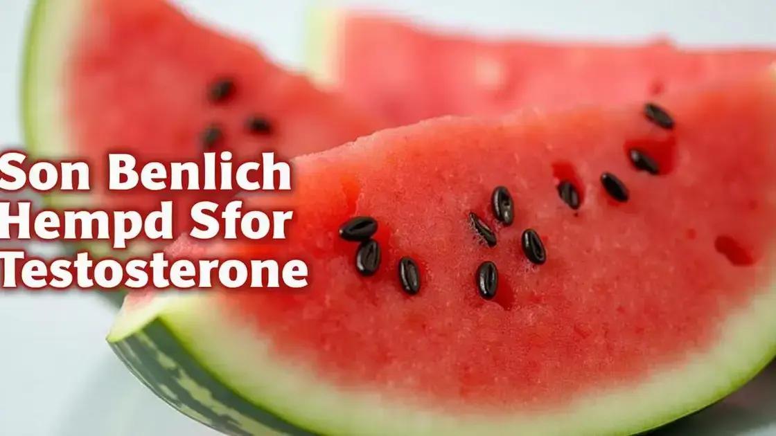 Why Watermelon is Great for Testosterone