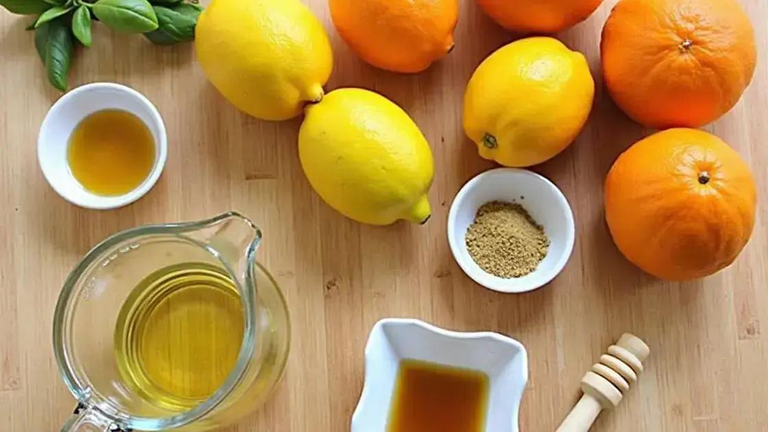 Zesty Citrus Dressing Ingredients