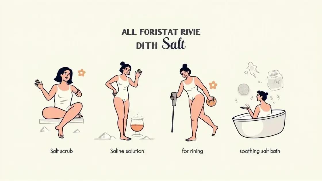 Alternative Remedies: The Role of Salt