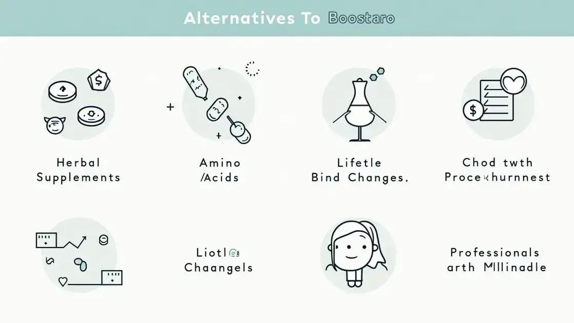 Alternatives to Boostaro for Libido Enhancement