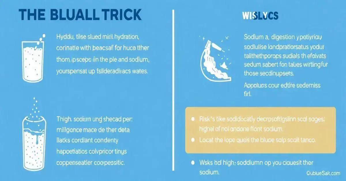 Benefits and Risks of the Blue Salt Trick