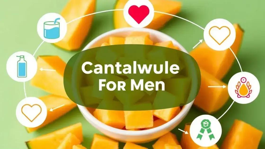 Benefits of Cantaloupe for Men