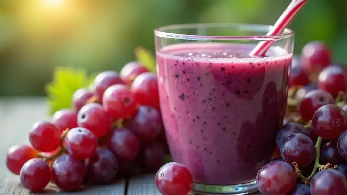 Benefits of Grape Smoothies for Libido