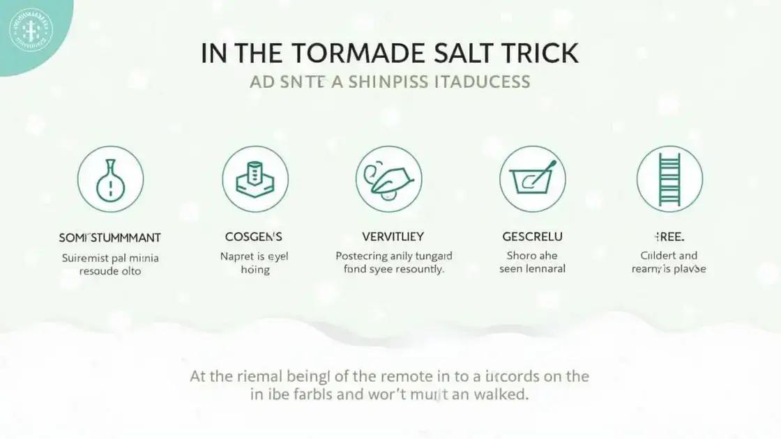 Benefits of the Homemade Salt Trick