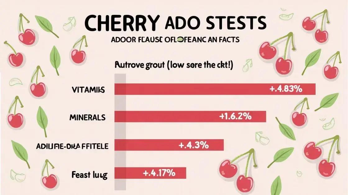 Cherries and Their Nutritional Value