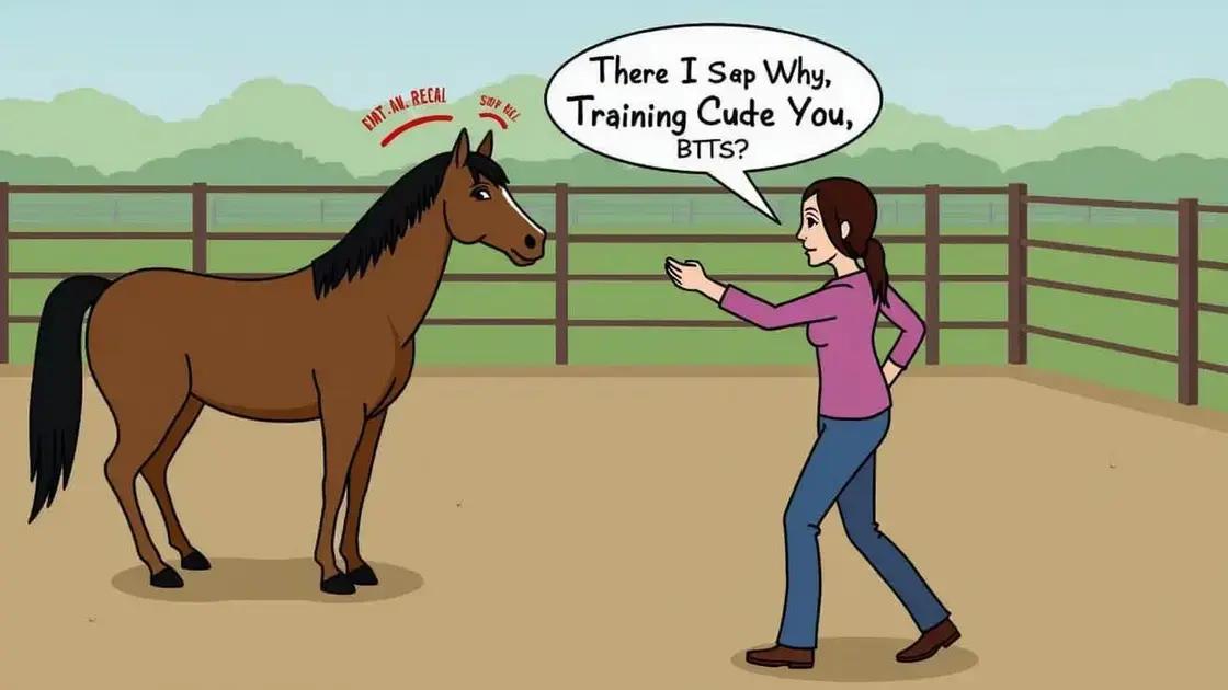 Common Mistakes in Horse Trick Training