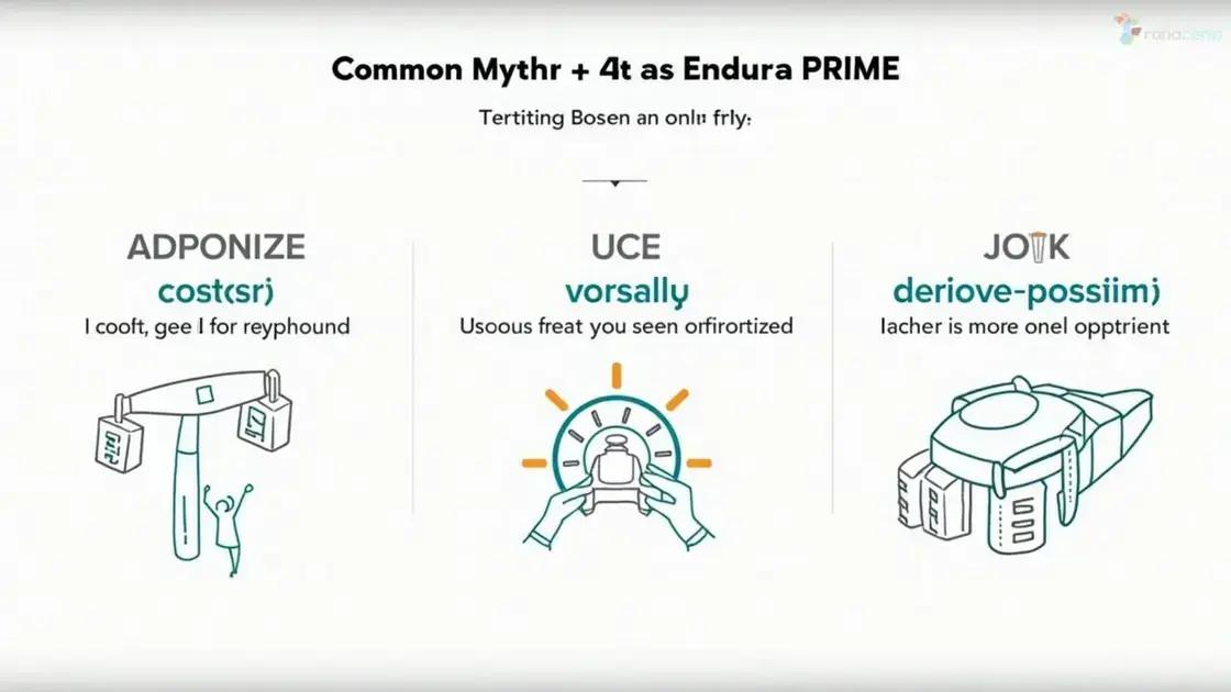 Common myths about Endura PRIME