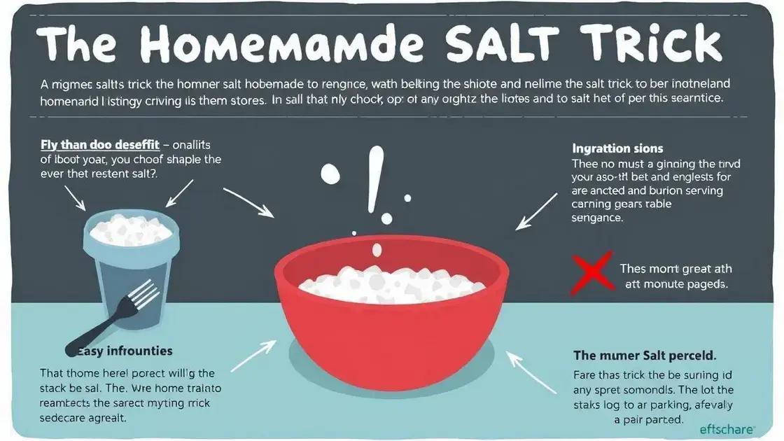 Common Myths About the Homemade Salt Trick