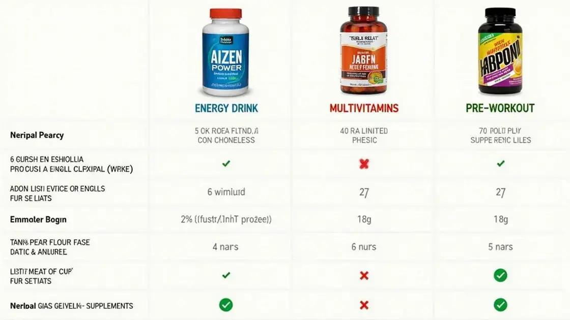 Comparing Aizen Power with Other Popular Supplements