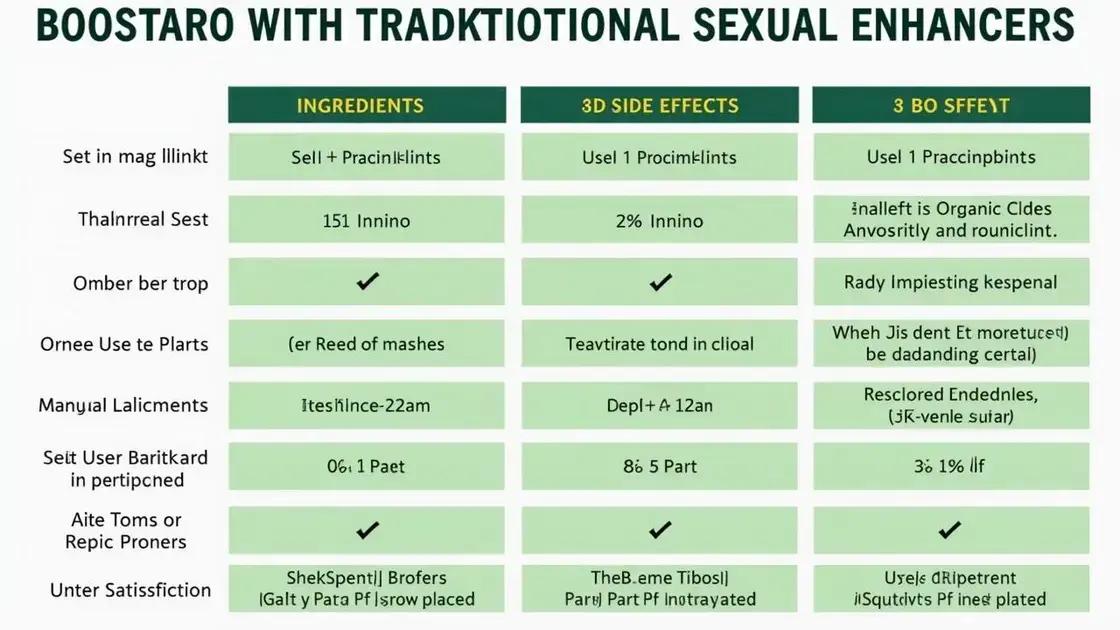 Comparisons with Other Sexual Enhancers