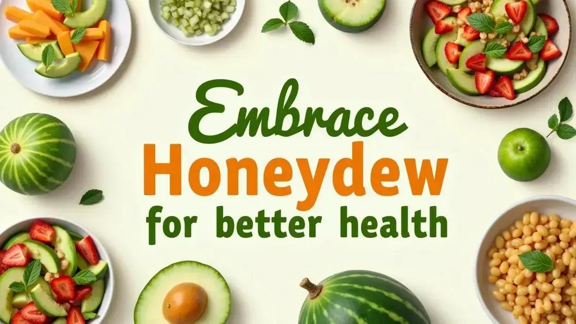 Conclusion: Embracing Honeydew for Health