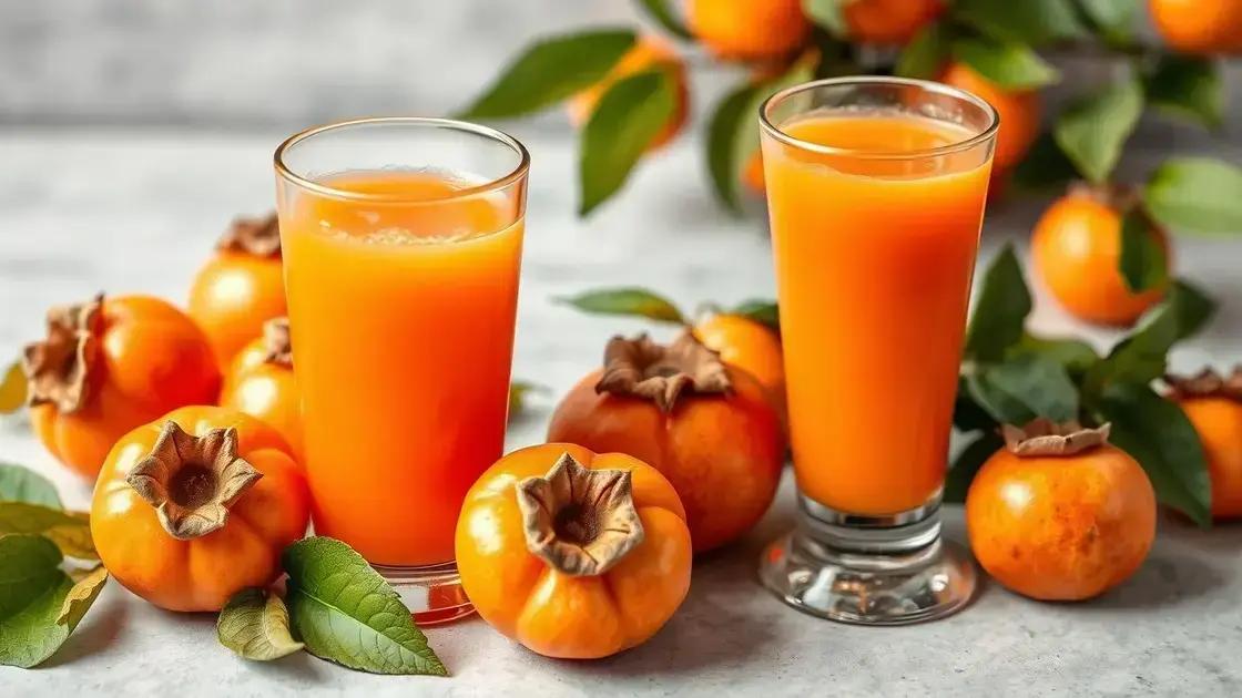 Conclusion: The Potential of Persimmon Juice