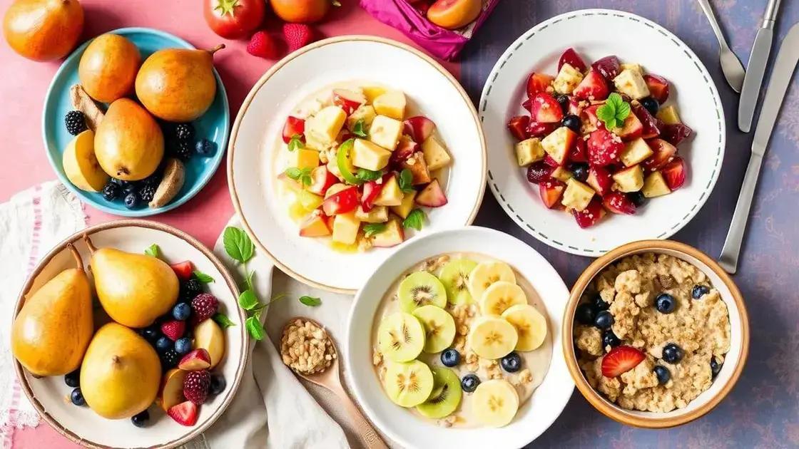 Creative Recipes with Pears and Other Fruits