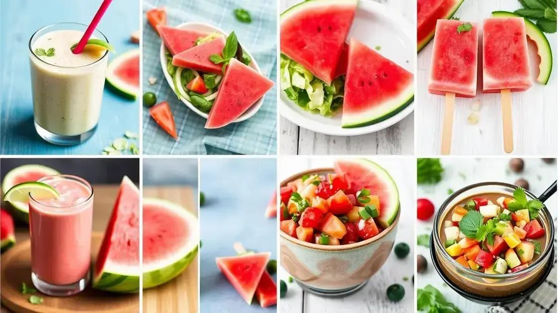 Delicious Watermelon Recipes for Energy