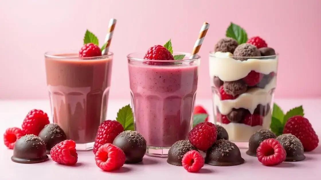 Delicious Ways to Combine Raspberries and Dark Chocolate