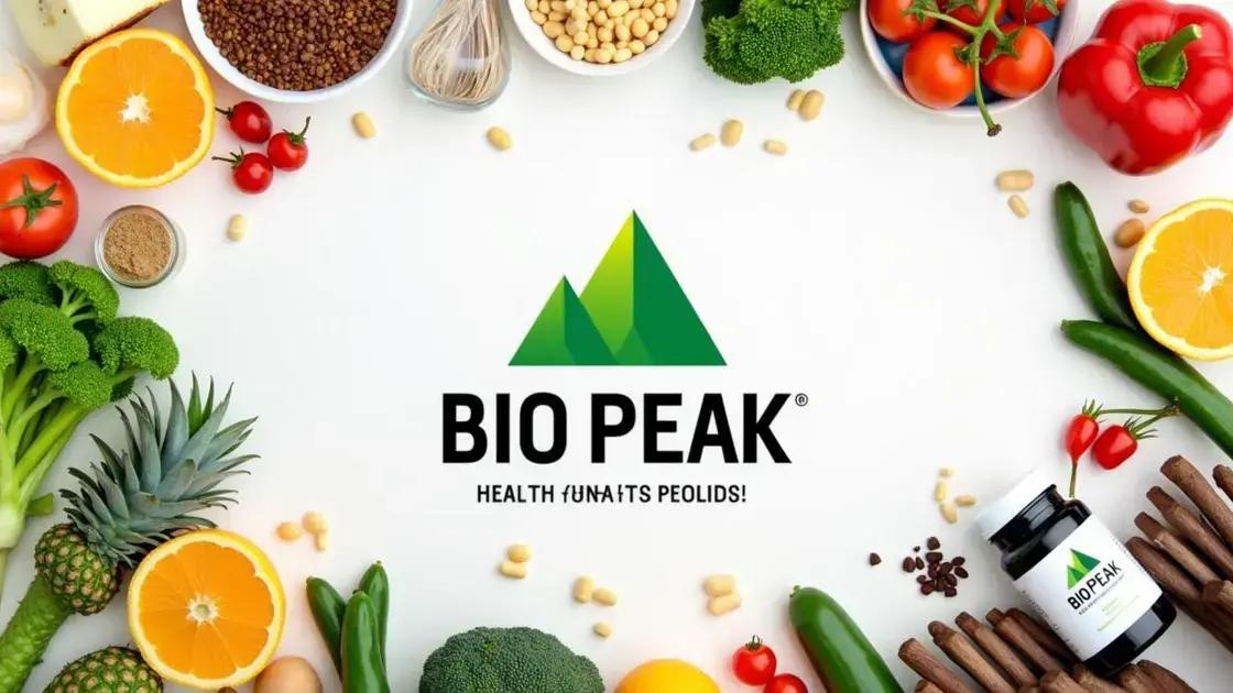 Health Benefits of Bio Peak