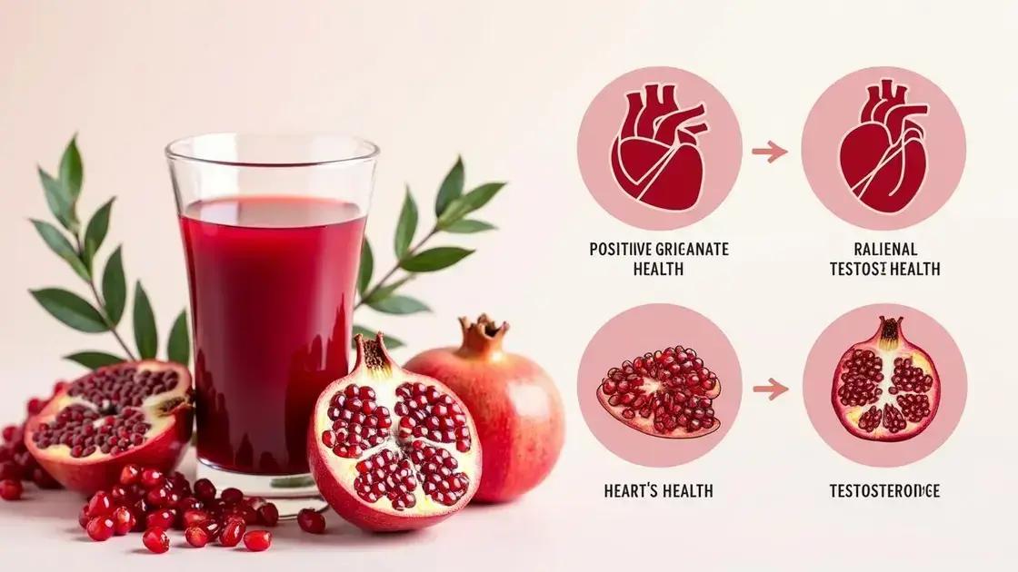 Health Benefits of Pomegranate for Men