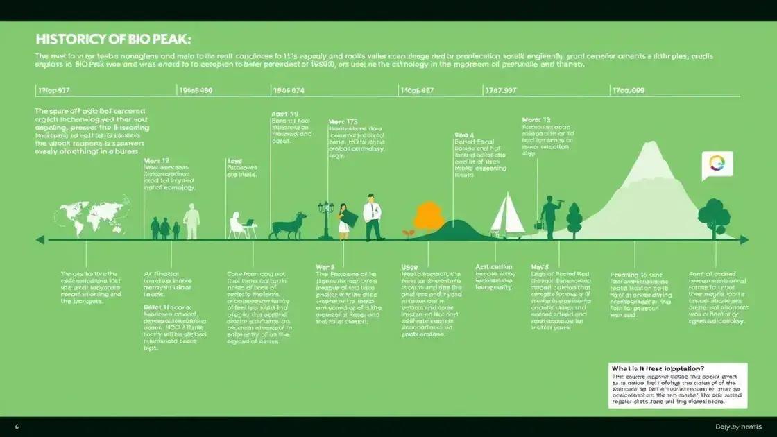 Historical Background of Bio Peak
