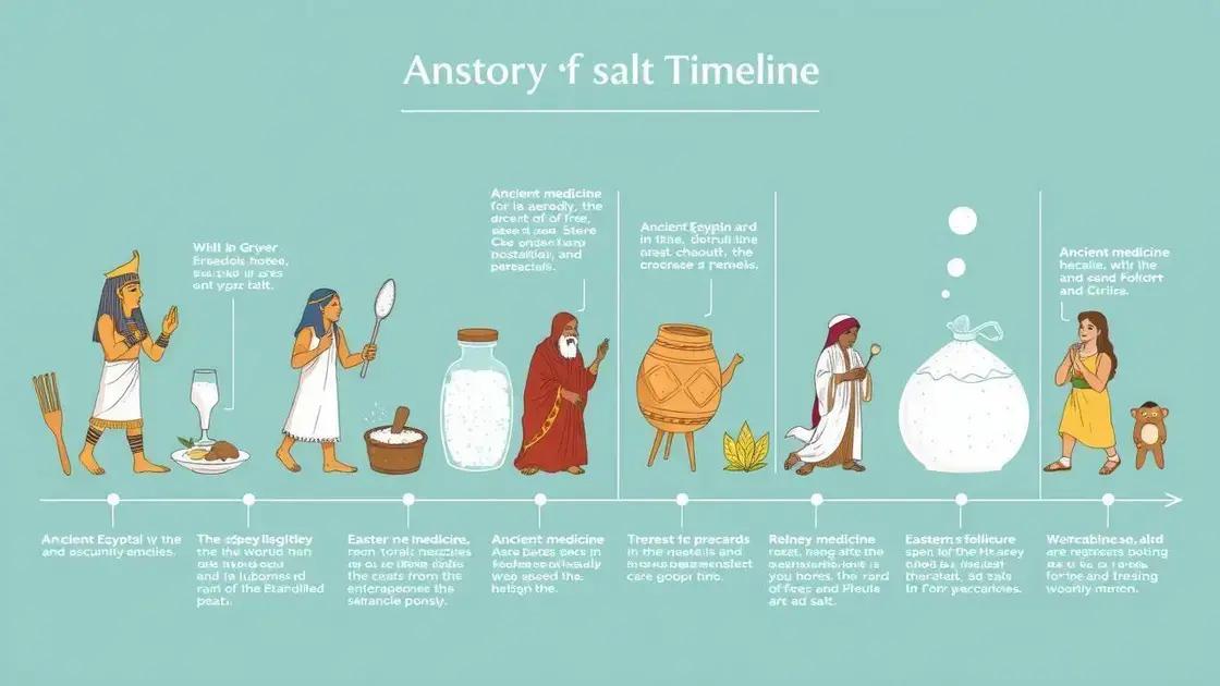 Historical Background of Salt in Traditional Remedies