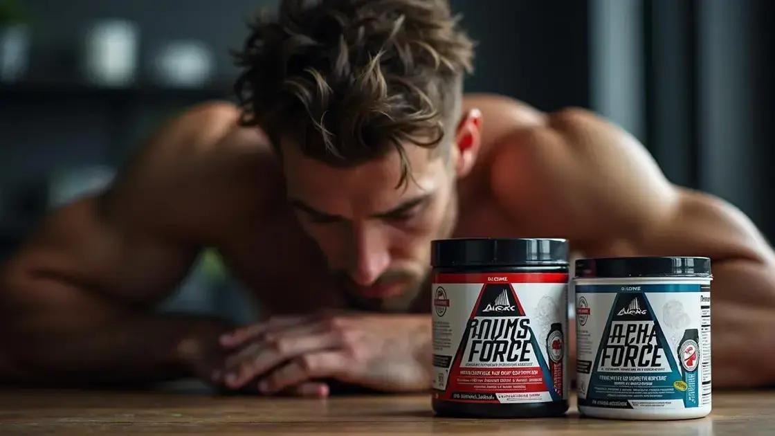 How Alpha Force Supports Muscle Recovery