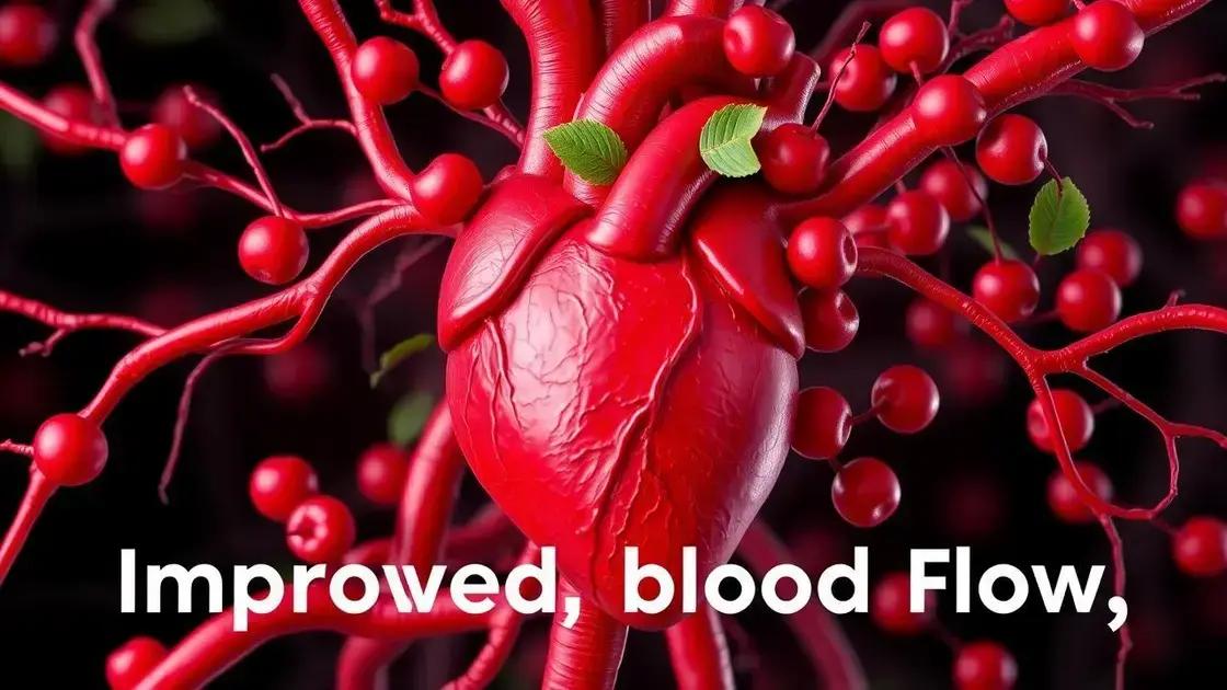 How Cranberries Enhance Blood Flow