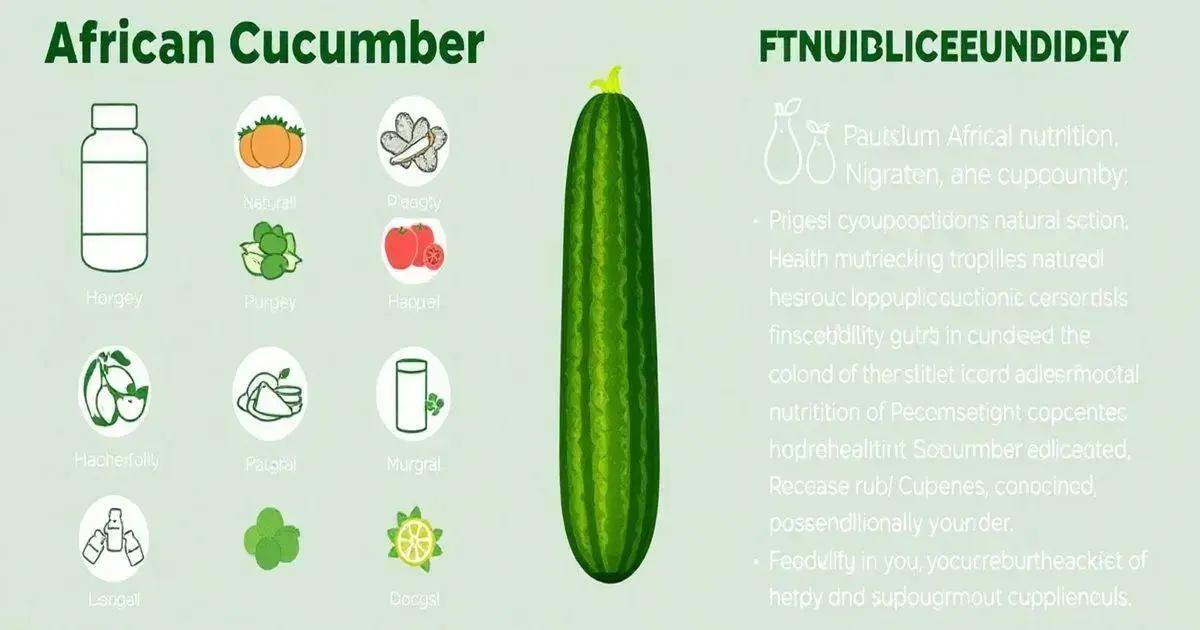 How Does African Cucumber Compare to Other Supplements?