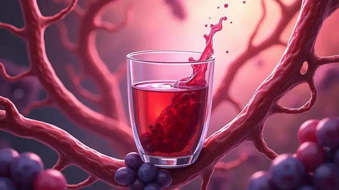 How Grape Juice Affects Blood Flow