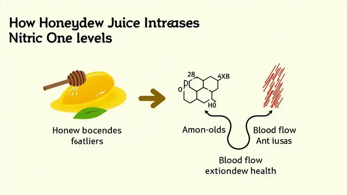 How Honeydew Juice Can Boost Nitric Oxide Production