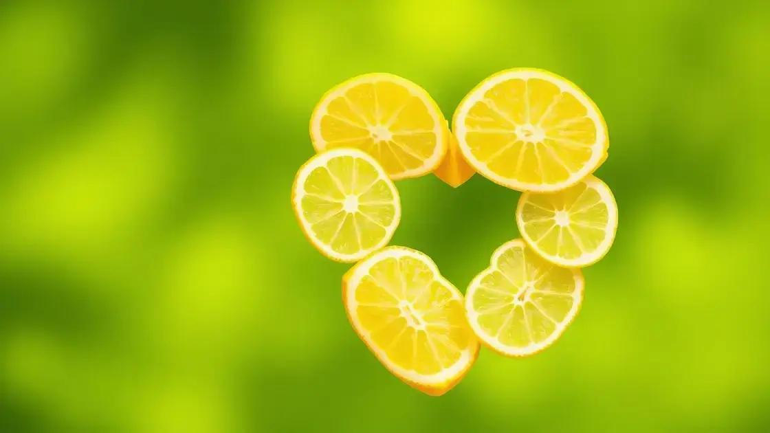 How Lemons Impact Heart Health