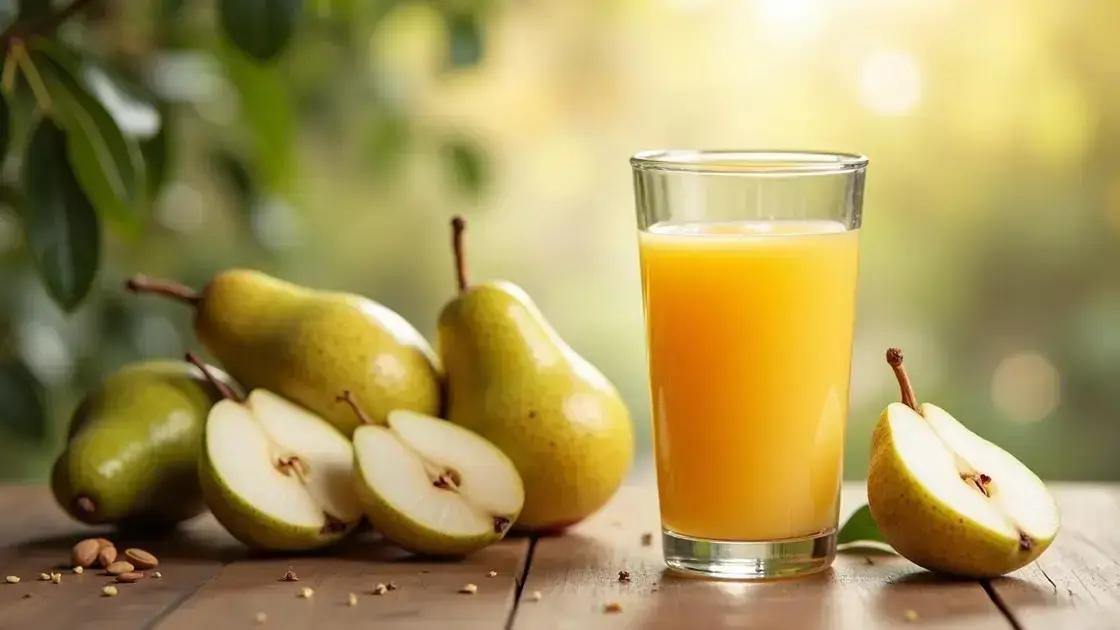 How Pear Juice Affects Stress Levels