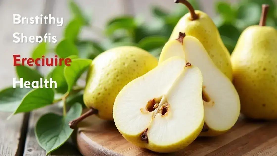 How Pears Contribute to Erectile Health