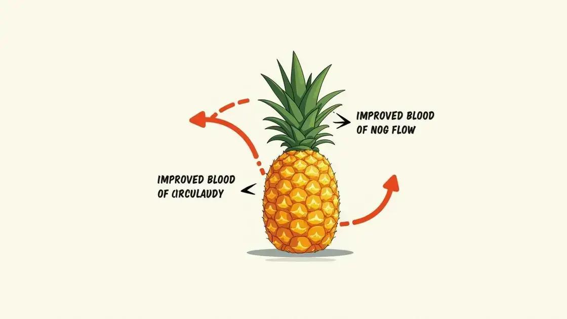 How Pineapple Affects Blood Circulation
