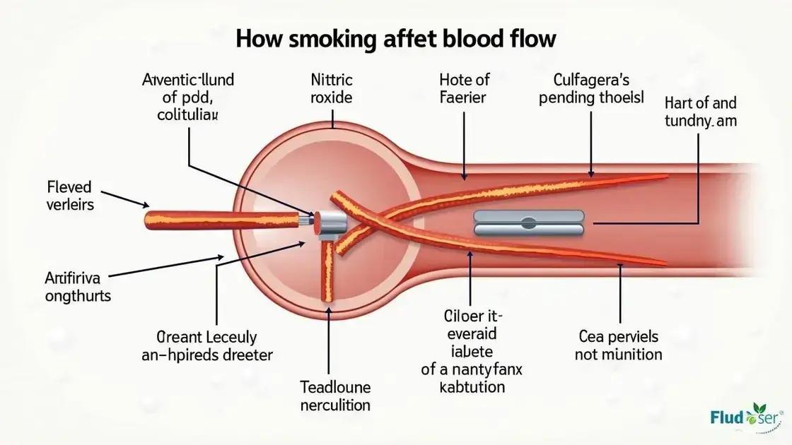 How Smoking Affects Blood Flow