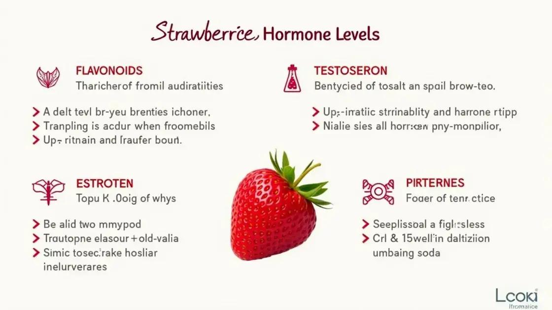 How Strawberries Affect Hormone Levels