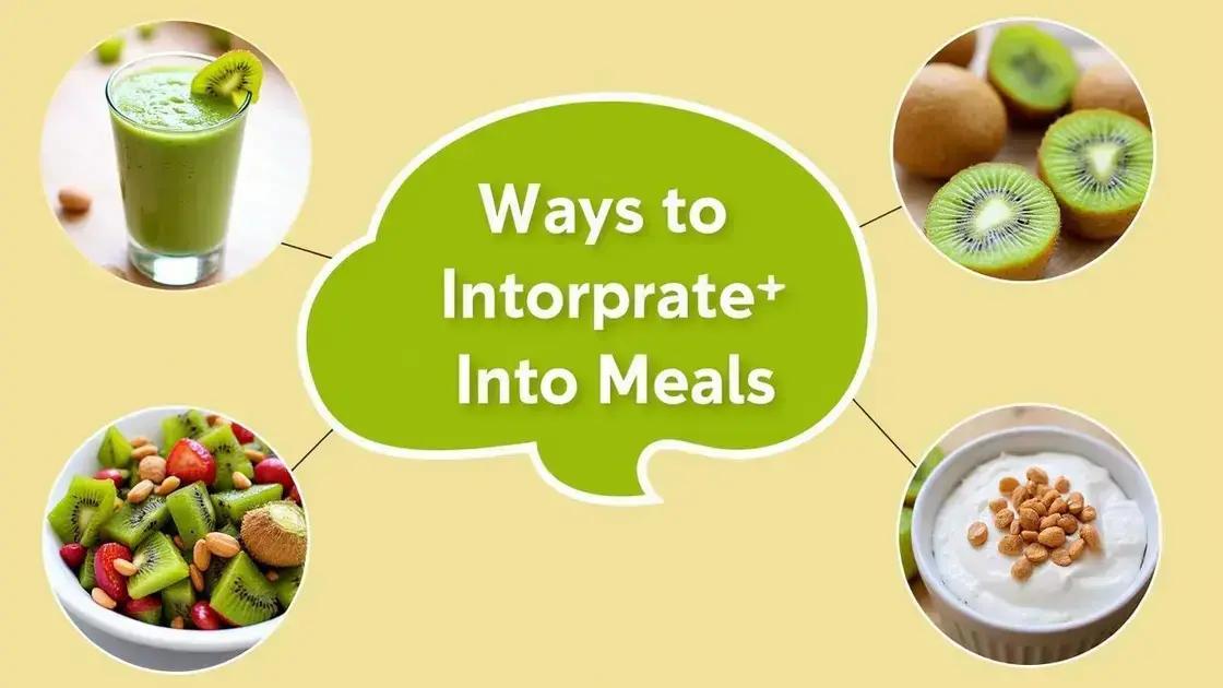How to Incorporate Kiwi into Your Diet