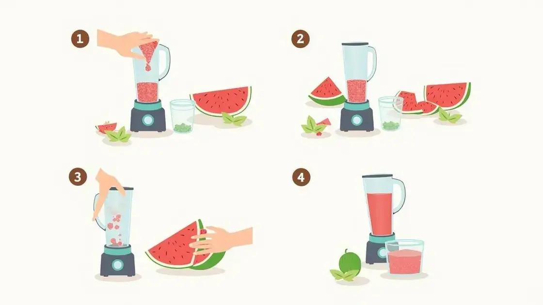 How to Make a Perfect Watermelon Smoothie