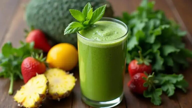 How to Make a Testosterone-Boosting Green Smoothie with Pineapple and Kale