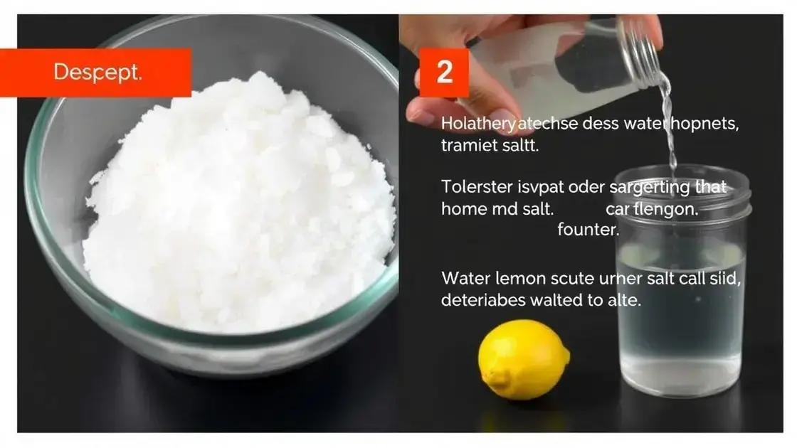 How to Use the Homemade Salt Trick