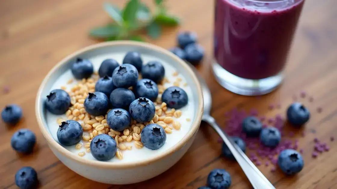 Incorporating Blueberries into Your Diet
