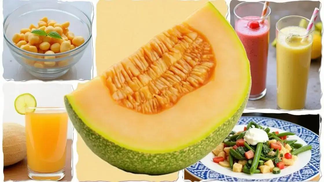 Incorporating Cantaloupe into Your Diet