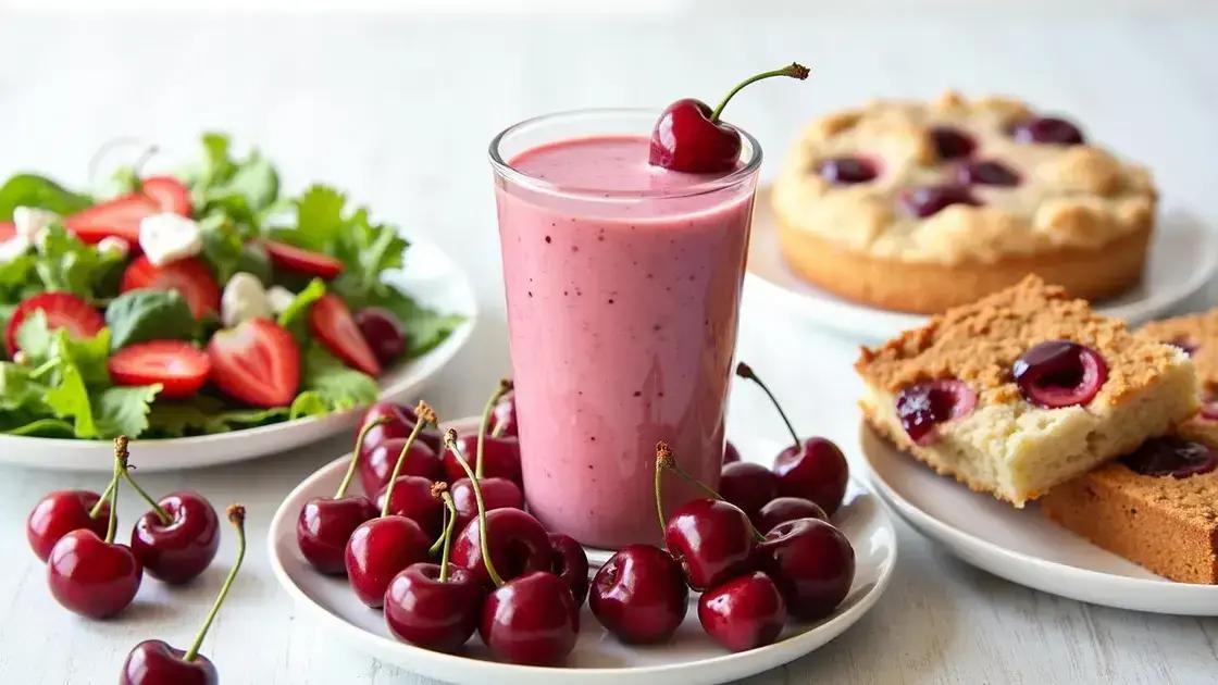 Incorporating Cherries into Your Diet