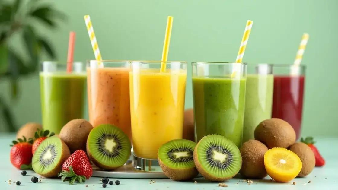 Incorporating Kiwi Smoothies into Your Diet
