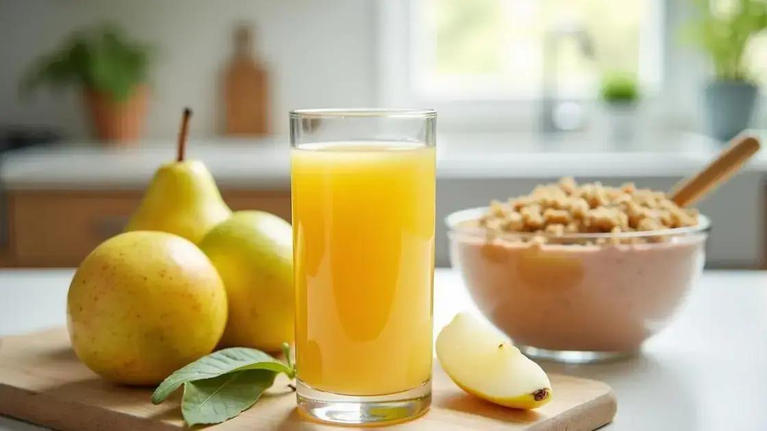Incorporating Pear Juice into Your Diet