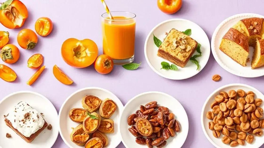 Incorporating Persimmons into Your Diet